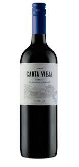 Carta Vieja Merlot 2022, Loncomilla Valley, Chile, 1/2 bottle